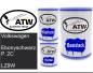 Preview: Volkswagen, Ebonyschwarz P. 2C, LZ9W: 500ml Lackdose + 500ml Klarlack + 250ml Härter - Set, von ATW Autoteile West.